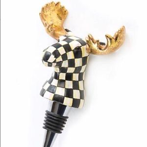 MacKenzie-Childs Moose Bottle Stopper